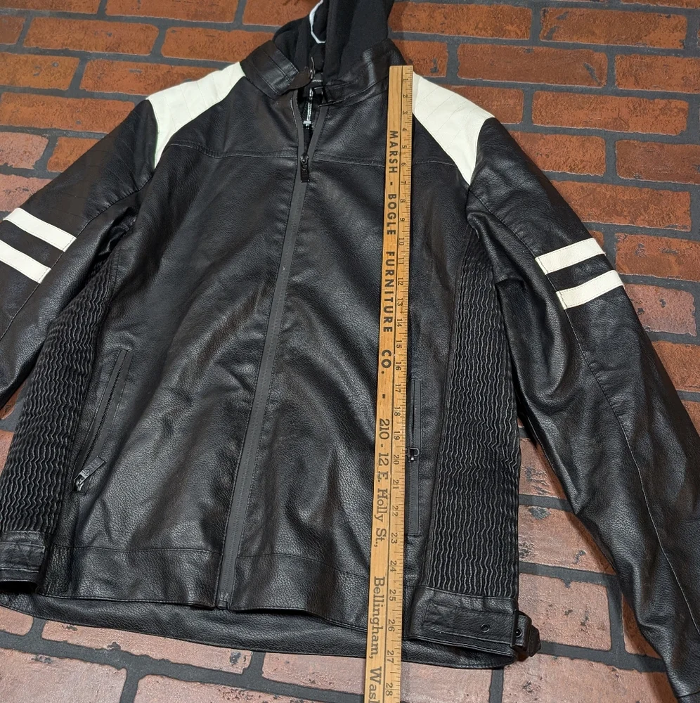 Fried Denim Men's M Hooded Performance‎ Motorcycle Jacket - Picture 15 of 16